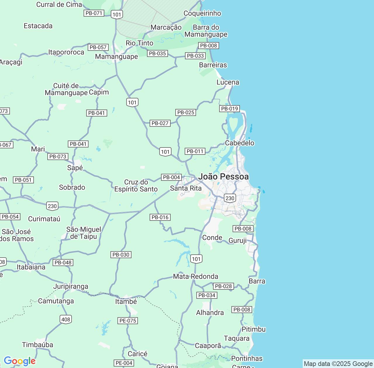 Map image for Intellectual Property Lawyers in Santa Rita and Paraíba IP firms at coordinates  ; .