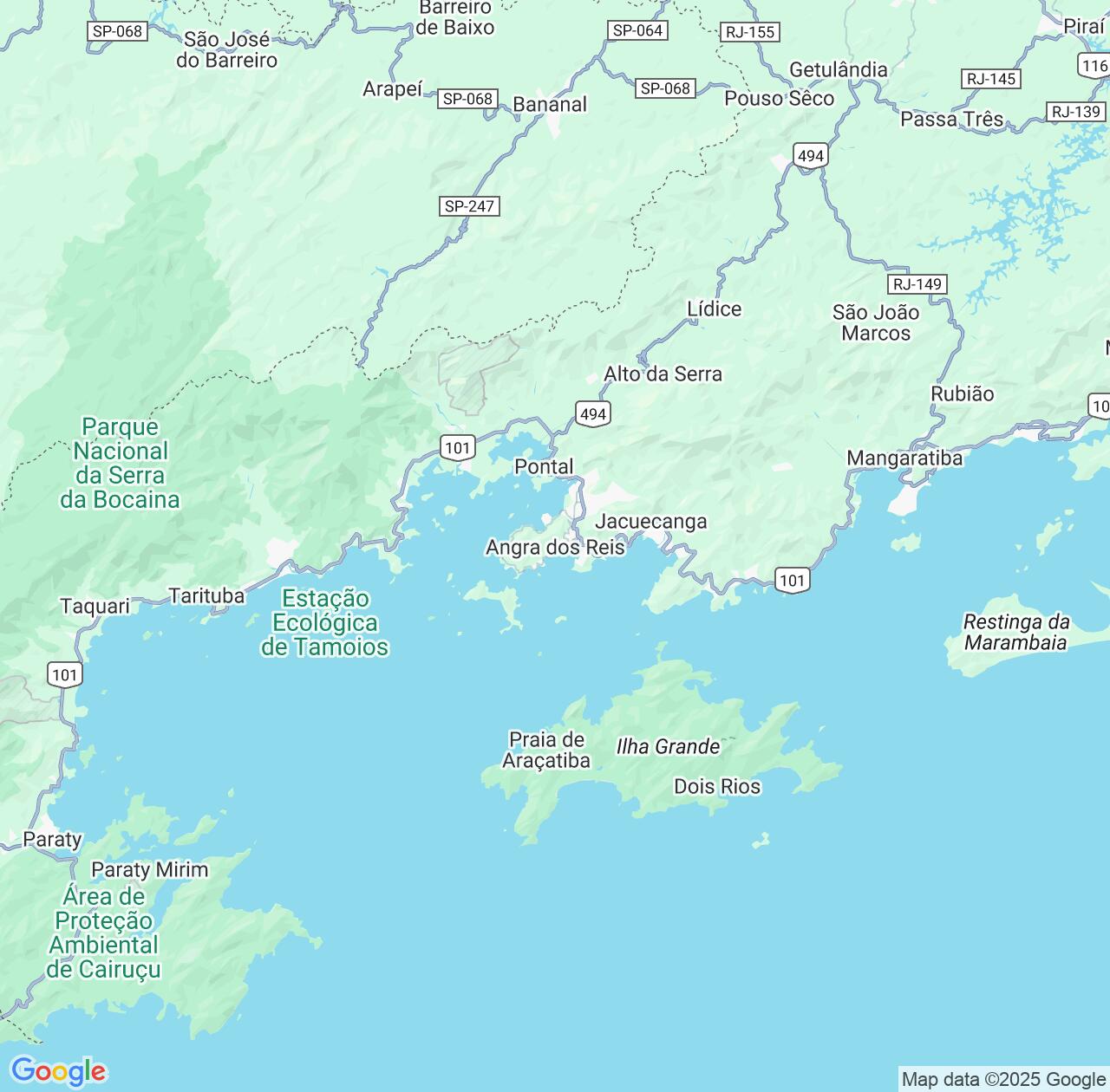 Map image for Intellectual Property Lawyers in Angra dos Reis and Rio de Janeiro IP firms at coordinates  ; .