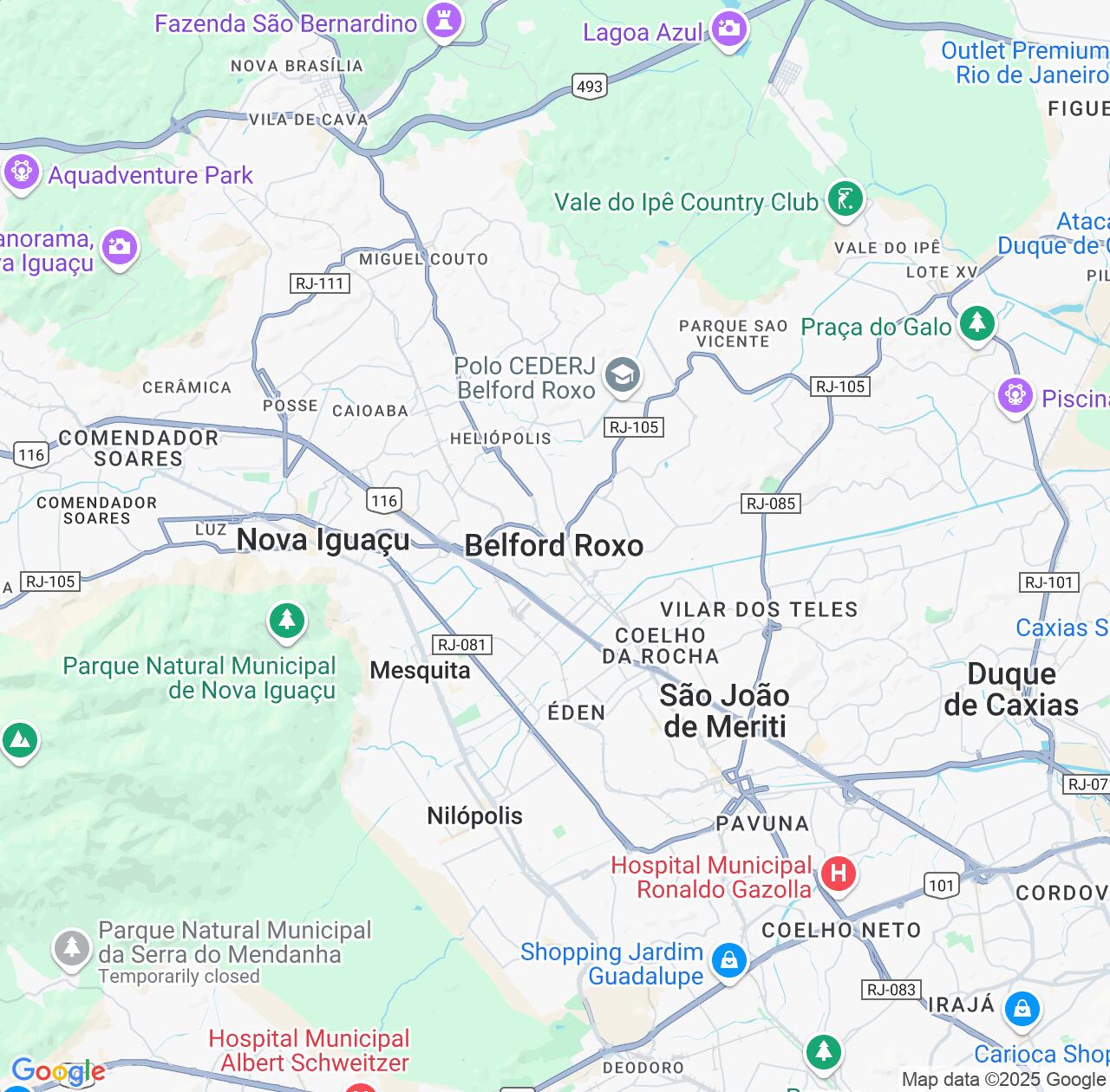 Map image for Intellectual Property Lawyers in Belford Roxo and Rio de Janeiro IP firms at coordinates  ; .