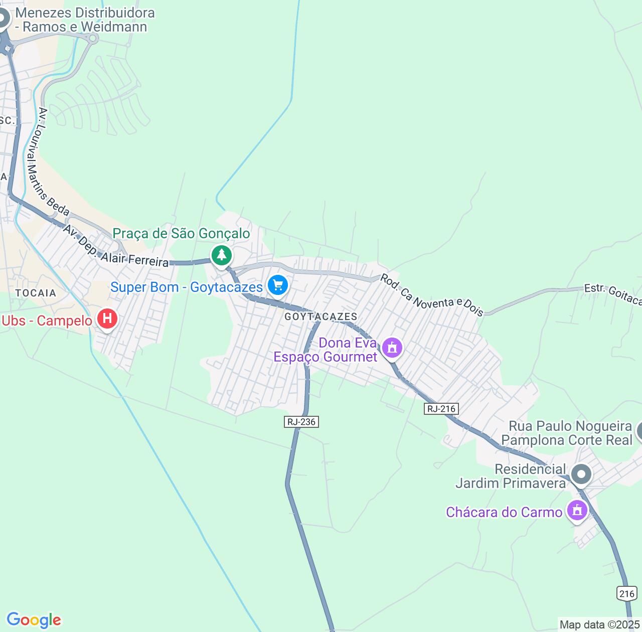Map image for Intellectual Property Lawyers in Campos dos Goytacazes and Rio de Janeiro IP firms at coordinates  ; .