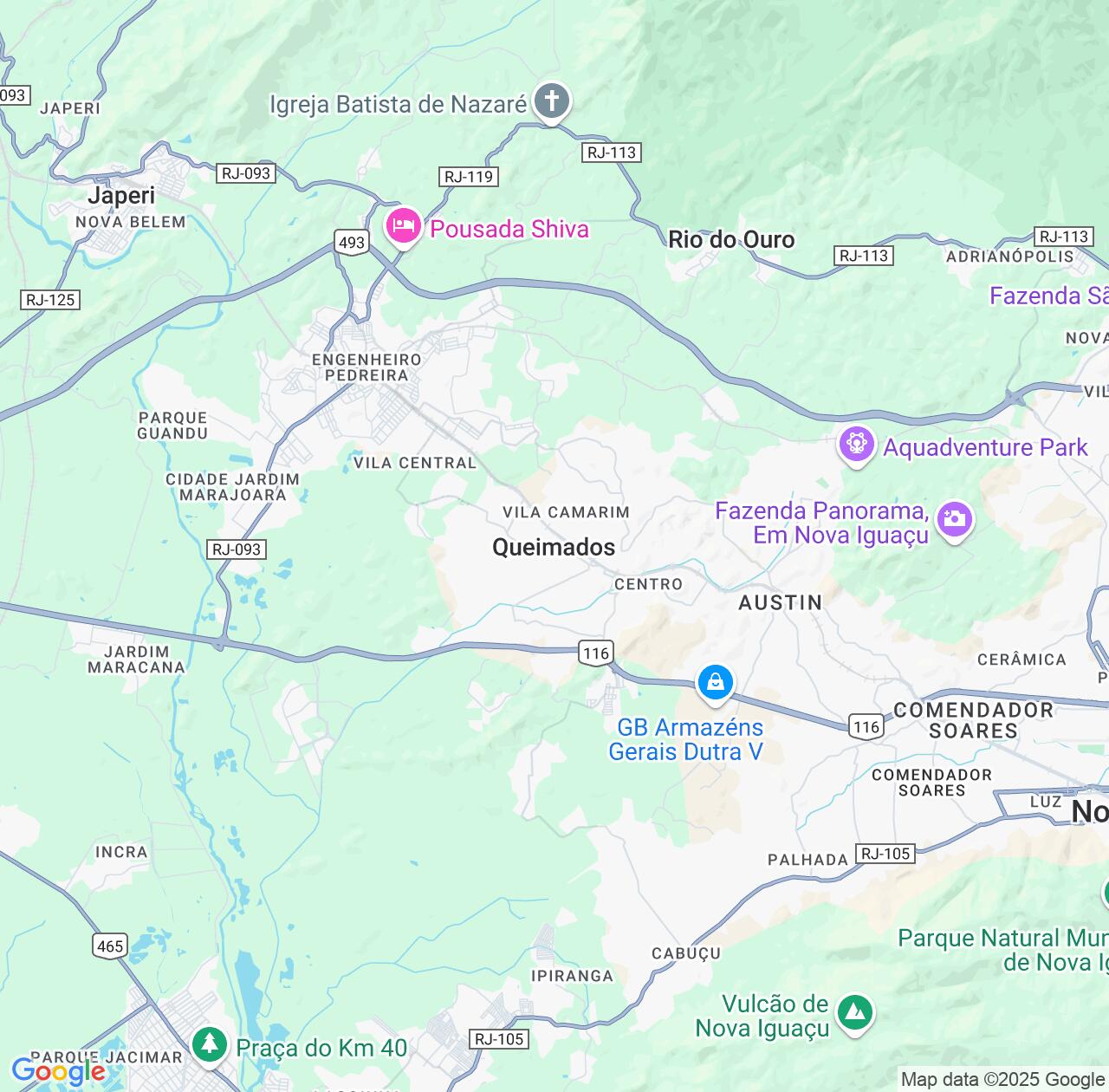 Map image for Intellectual Property Lawyers in Queimados and Rio de Janeiro IP firms at coordinates  ; .