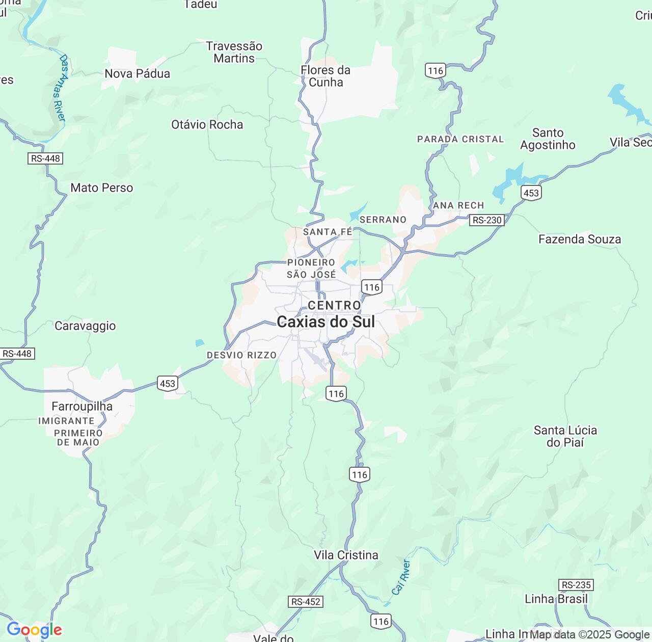 Map image for Intellectual Property Lawyers in Caxias do Sul and Rio Grande do Sul IP firms at coordinates  ; .
