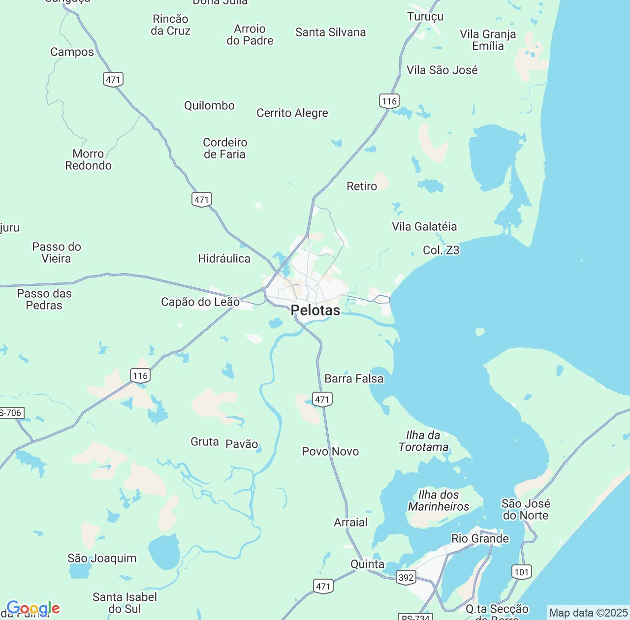 Map image for Intellectual Property Lawyers in Pelotas and Rio Grande do Sul IP firms at coordinates  ; .