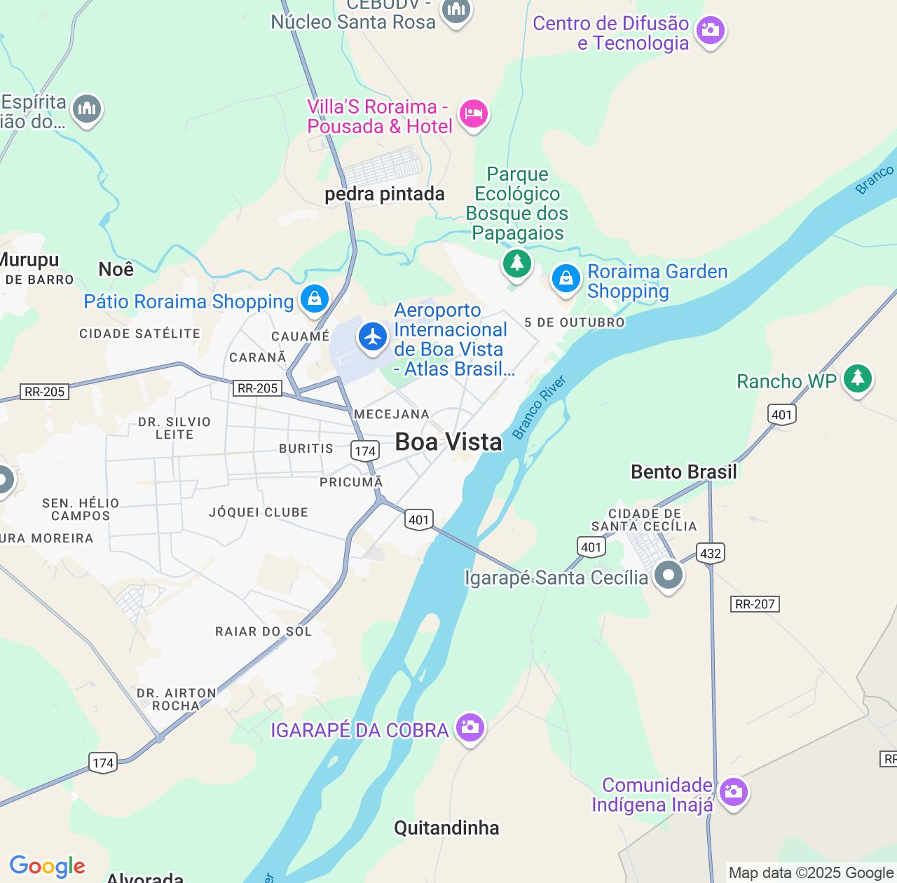 Map image for Intellectual Property Lawyers in Boa Vista and Roraima IP firms at coordinates  ; .