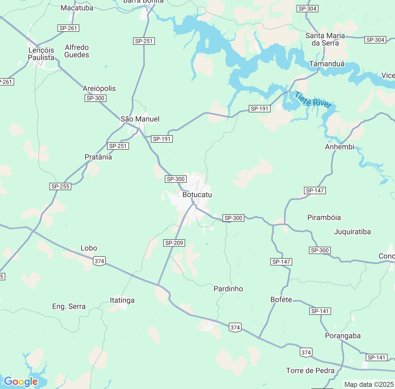 Map image for Intellectual Property Lawyers in Botucatu and São Paulo IP firms at coordinates  ; .
