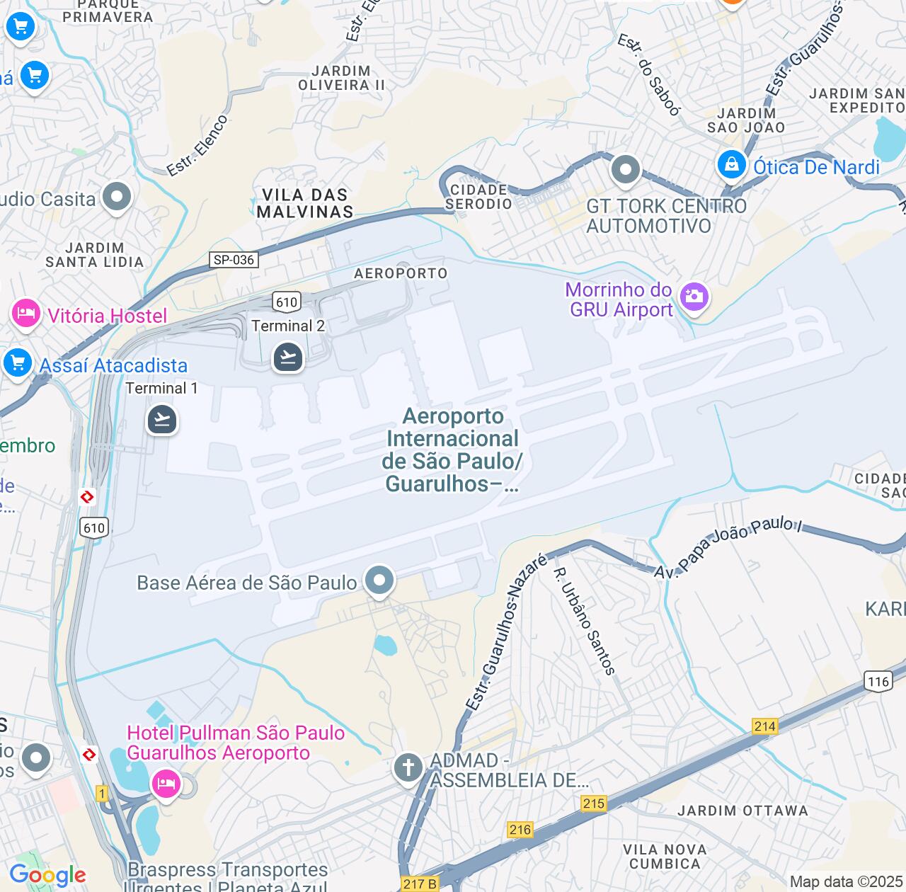 Map image for Intellectual Property Lawyers in Guarulhos and São Paulo IP firms at coordinates  ; .