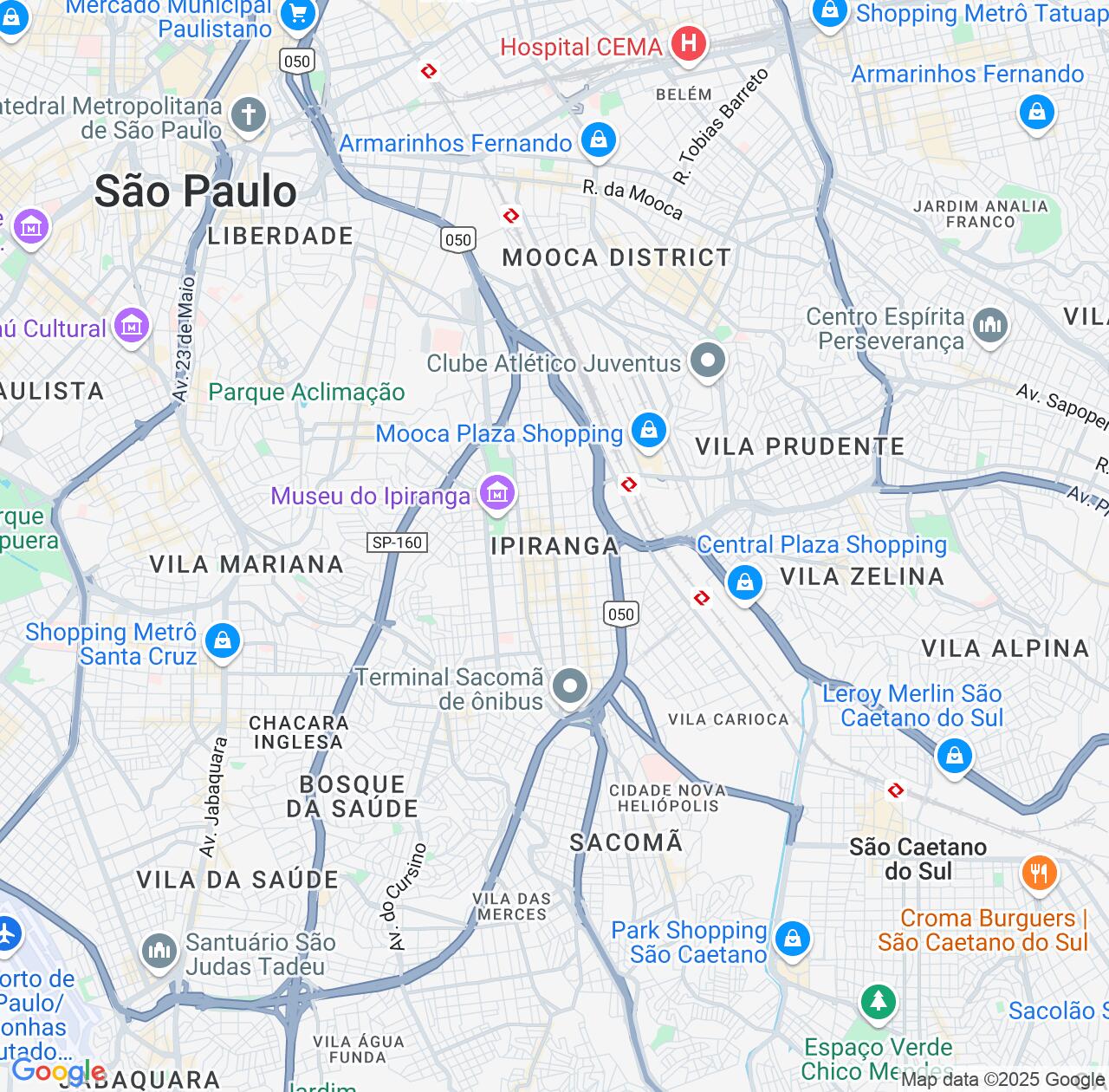 Map image for Intellectual Property Lawyers in Ipiranga and São Paulo IP firms at coordinates  ; .