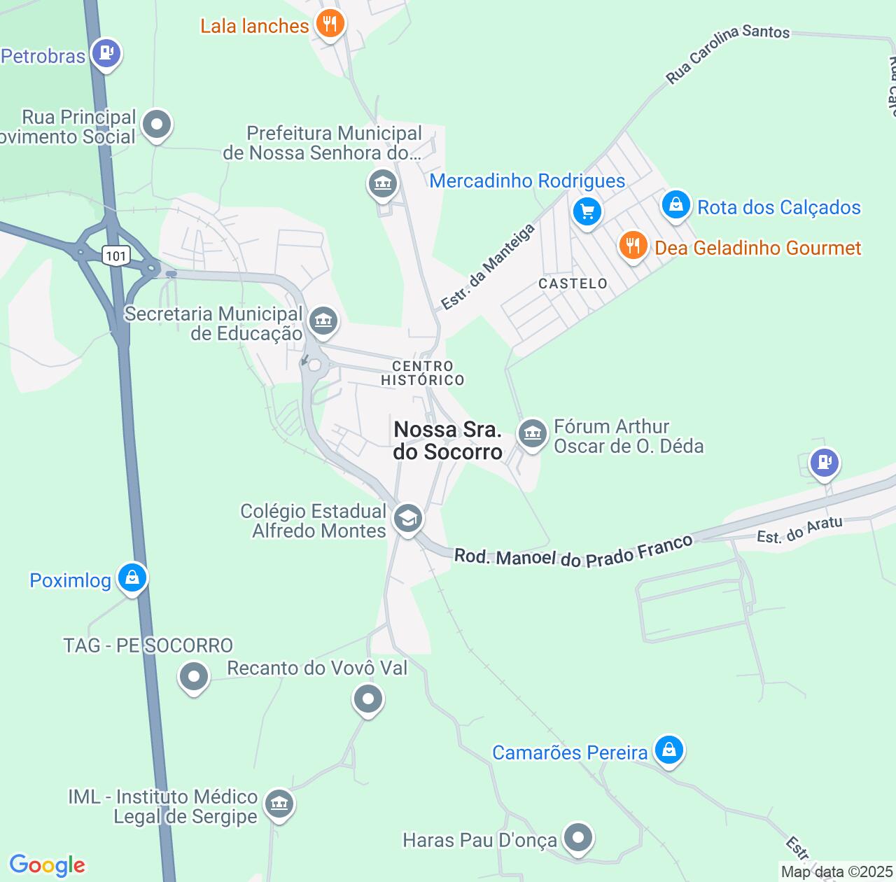 Map image for Intellectual Property Lawyers in Nossa Senhora do Socorro and Sergipe IP firms at coordinates  ; .
