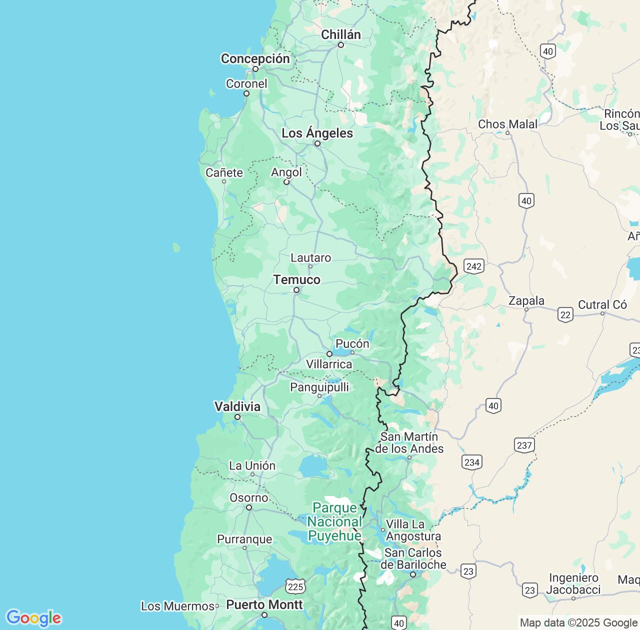 Map image for Intellectual Property Lawyers in AraucanÃa and Chile IP firms at coordinates  ; .