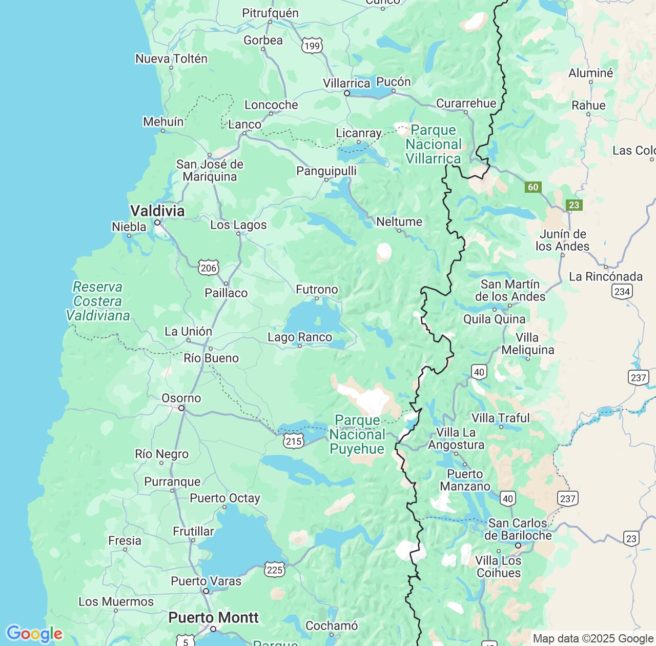 Map image for Intellectual Property Lawyers in Los RÃos Region and Chile IP firms at coordinates  ; .