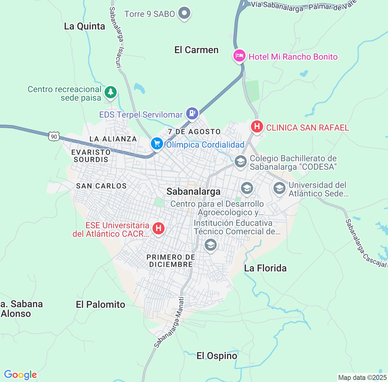 Map image for Intellectual Property Lawyers in Sabanalarga and Atlántico IP firms at coordinates  ; .