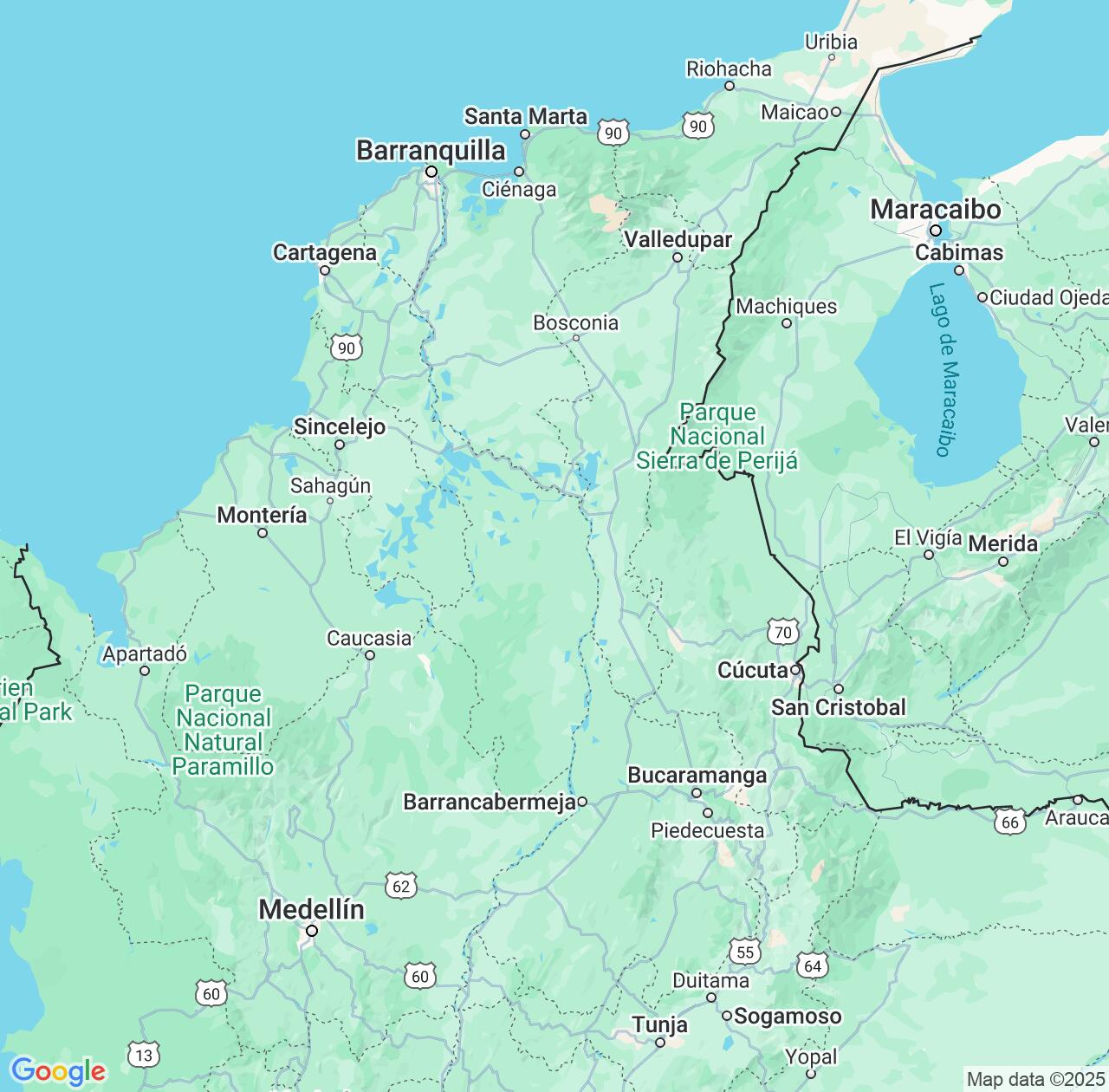 Map image for Intellectual Property Lawyers in BolÃvar and Colombia IP firms at coordinates  ; .