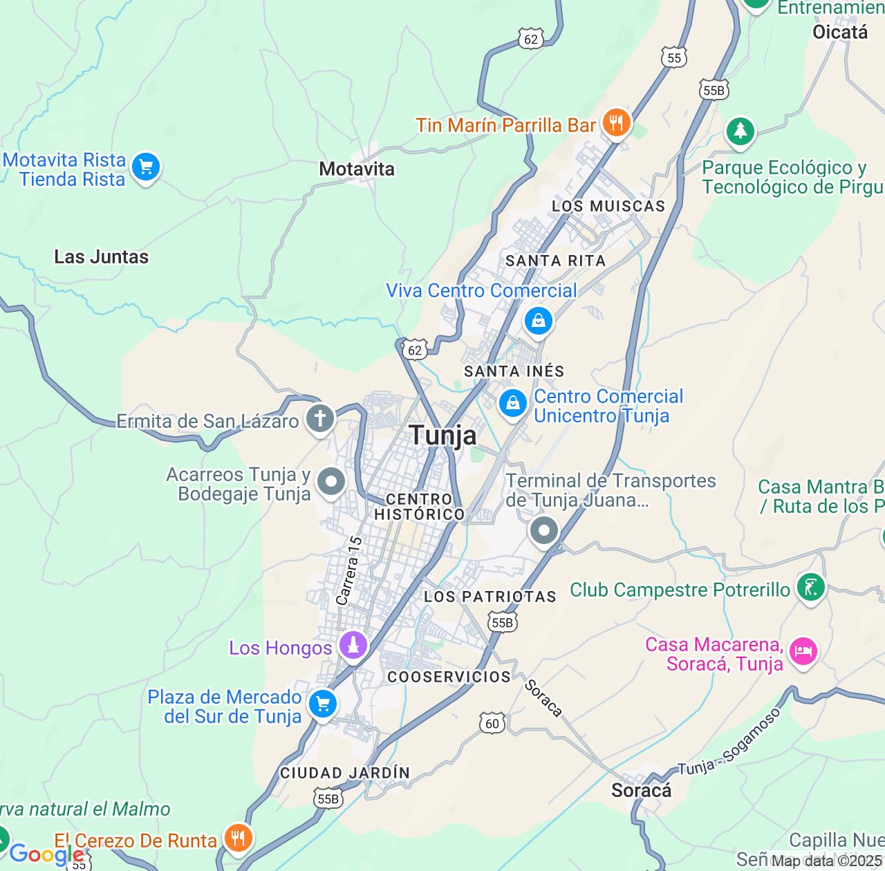 Map image for Intellectual Property Lawyers in Tunja and Boyacá IP firms at coordinates  ; .