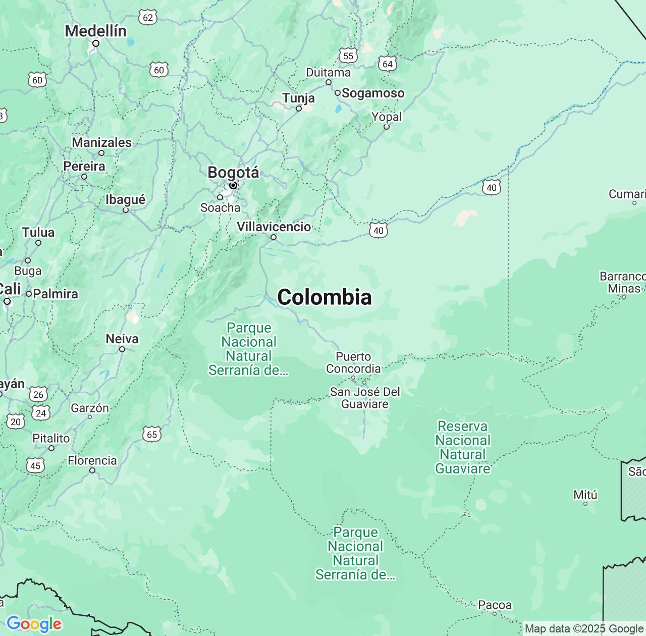 Map image for Intellectual Property Lawyers in Meta Department and Colombia IP firms at coordinates  ; .