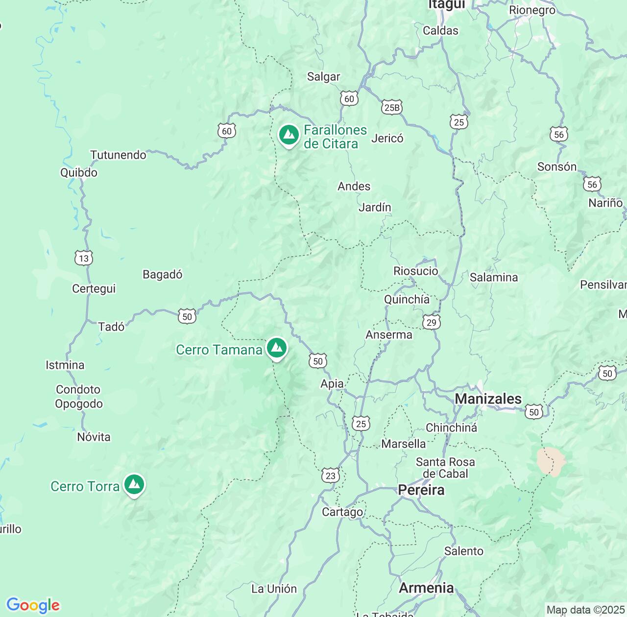 Map image for Intellectual Property Lawyers in Risaralda Department and Colombia IP firms at coordinates  ; .
