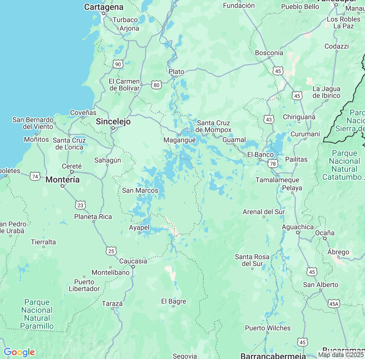 Map image for Intellectual Property Lawyers in Sucre Department and Colombia IP firms at coordinates  ; .