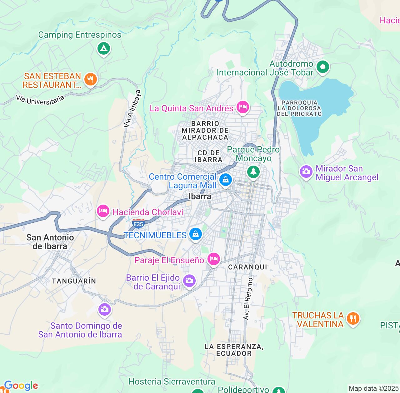 Map image for Intellectual Property Lawyers in Ibarra and Imbabura IP firms at coordinates  ; .
