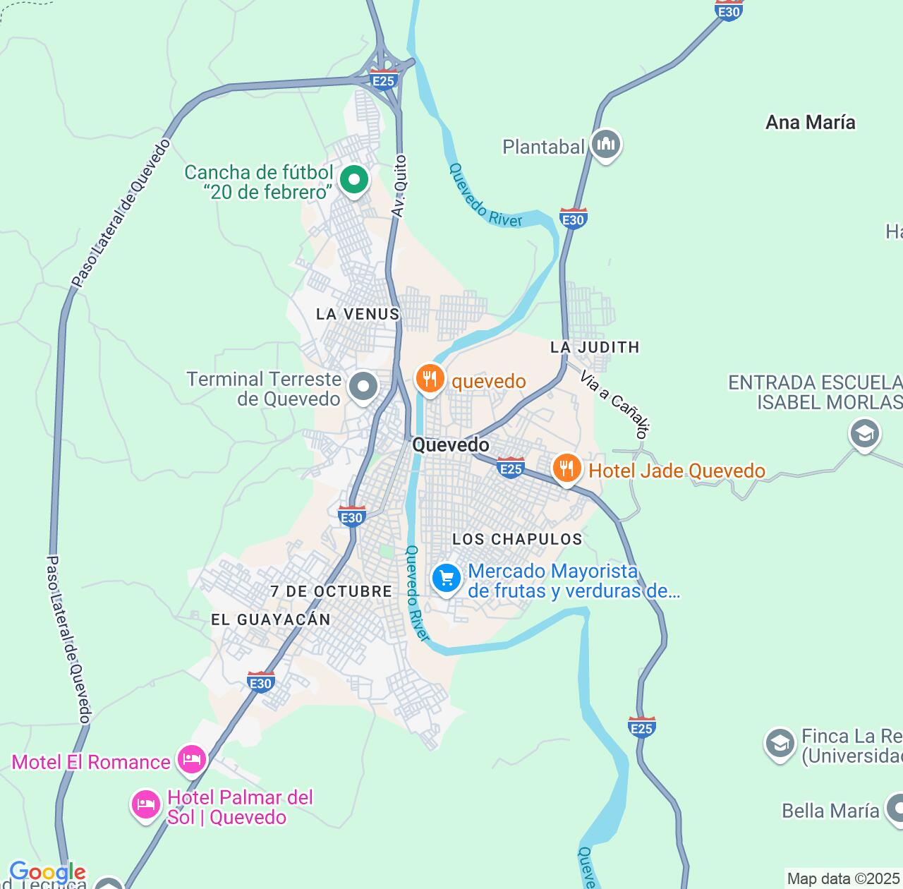 Map image for Intellectual Property Lawyers in Quevedo and Los Ríos IP firms at coordinates  ; .