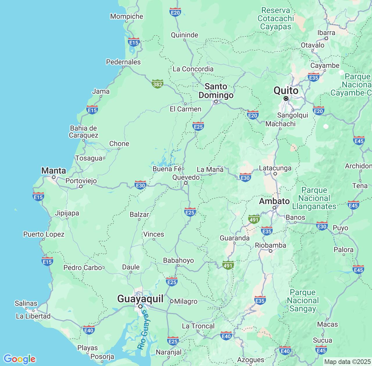 Map image for Intellectual Property Lawyers in Los RÃos and Ecuador IP firms at coordinates  ; .