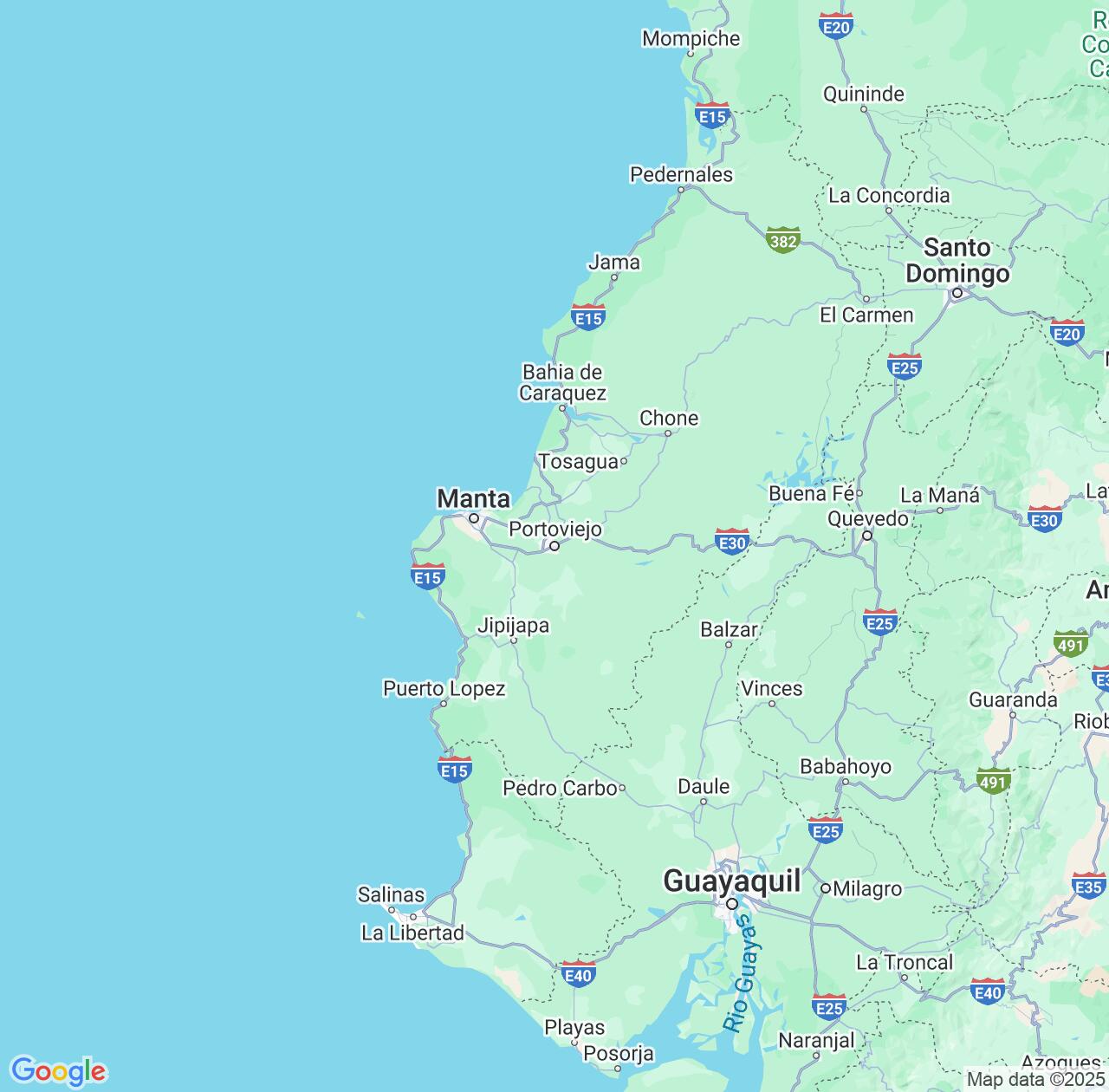 Map image for Intellectual Property Lawyers in Manabà and Ecuador IP firms at coordinates  ; .