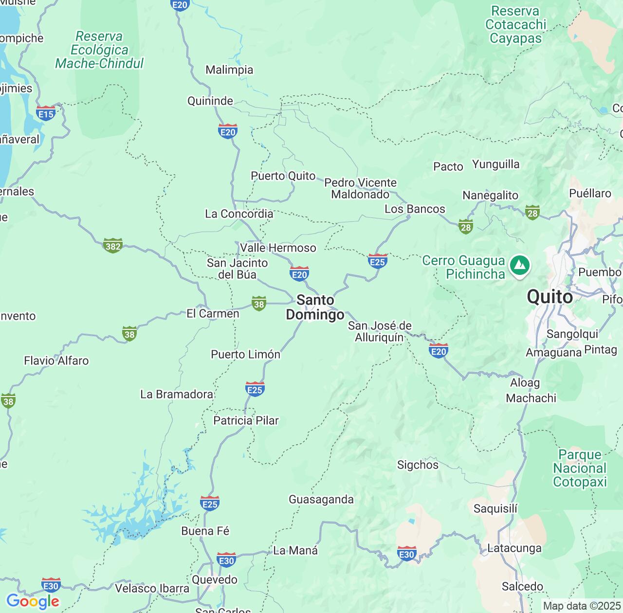 Map image for Intellectual Property Lawyers in Santo Domingo de los Tsáchilas and Ecuador IP firms at coordinates  ; .