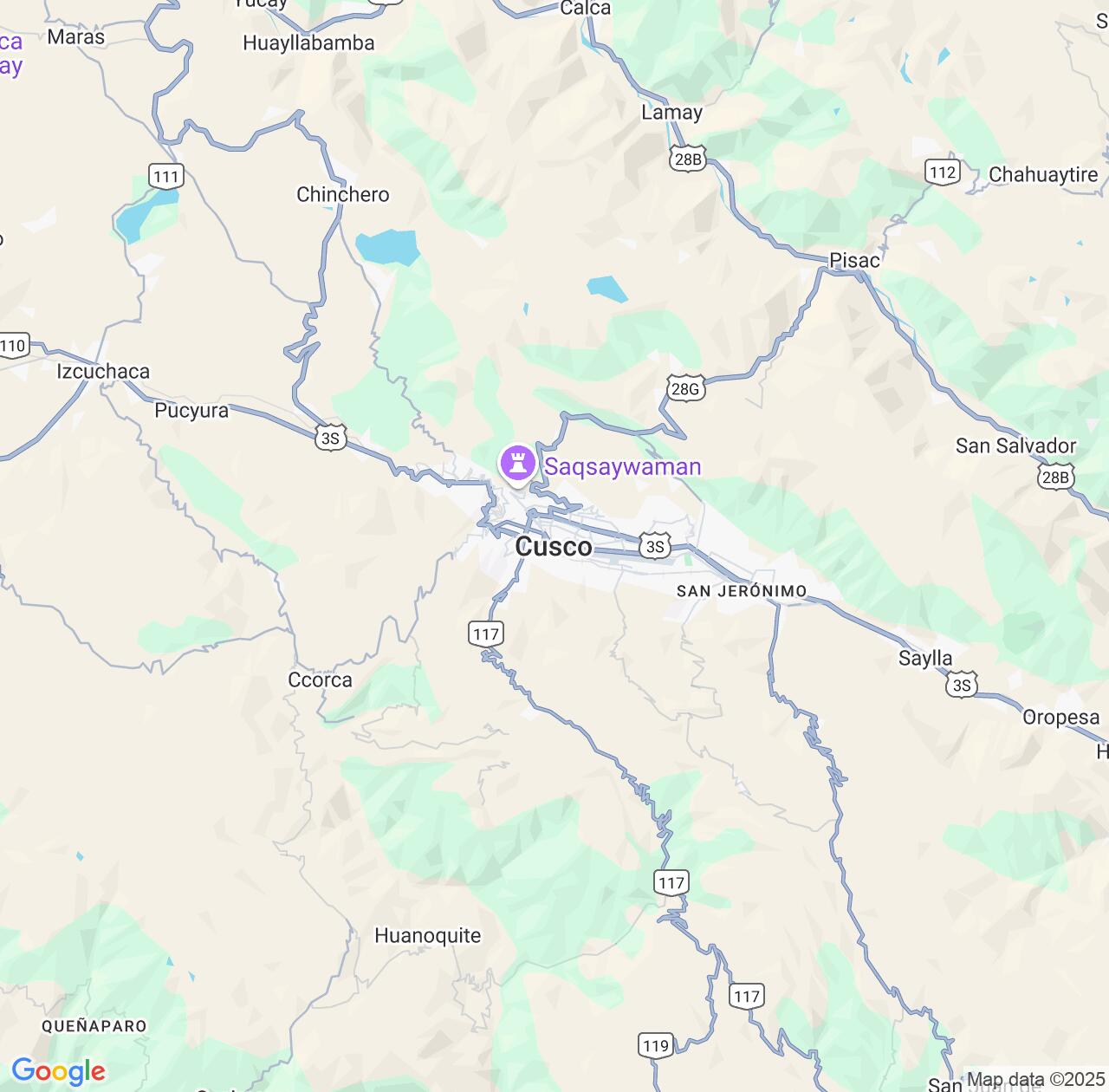 Map image for Intellectual Property Lawyers in Cusco and Cuzco Department IP firms at coordinates  ; .