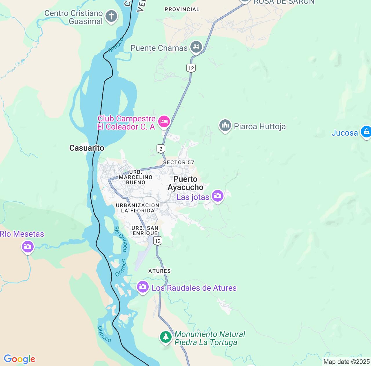 Map image for Intellectual Property Lawyers in Puerto Ayacucho and Amazonas IP firms at coordinates  ; .