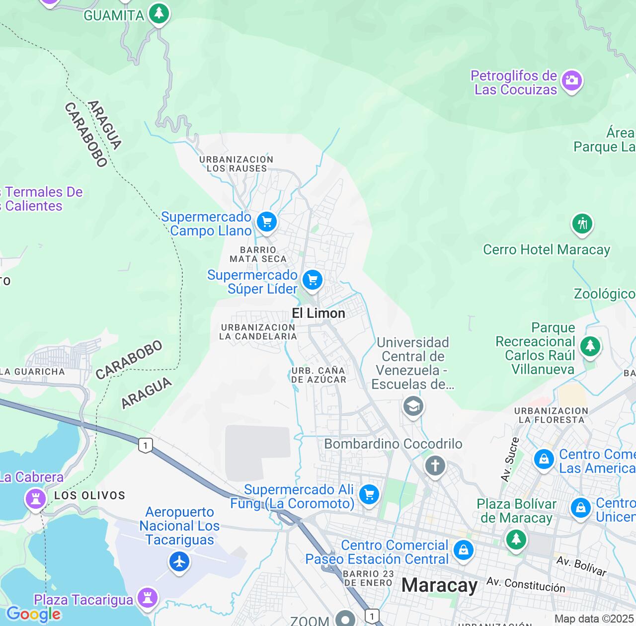 Map image for Intellectual Property Lawyers in El Limon and Aragua IP firms at coordinates  ; .