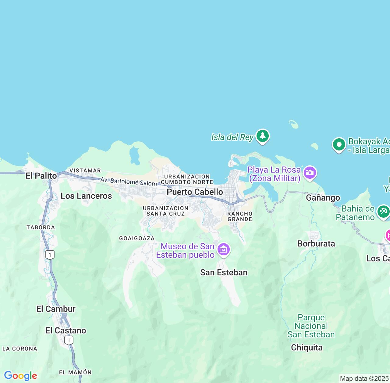 Map image for Intellectual Property Lawyers in Puerto Cabello and Carabobo IP firms at coordinates  ; .
