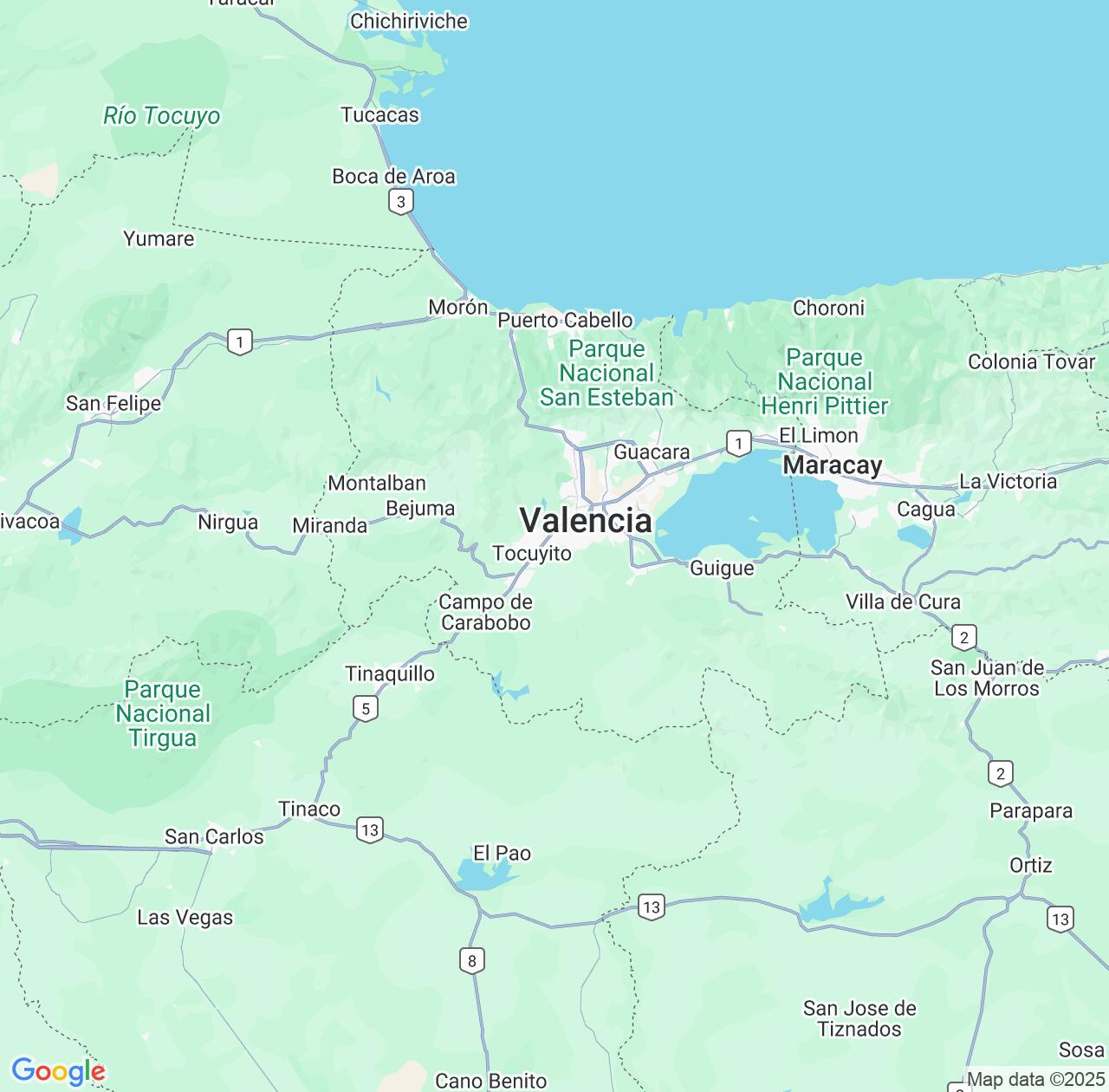 Map image for Intellectual Property Lawyers in Carabobo and Venezuela IP firms at coordinates  ; .