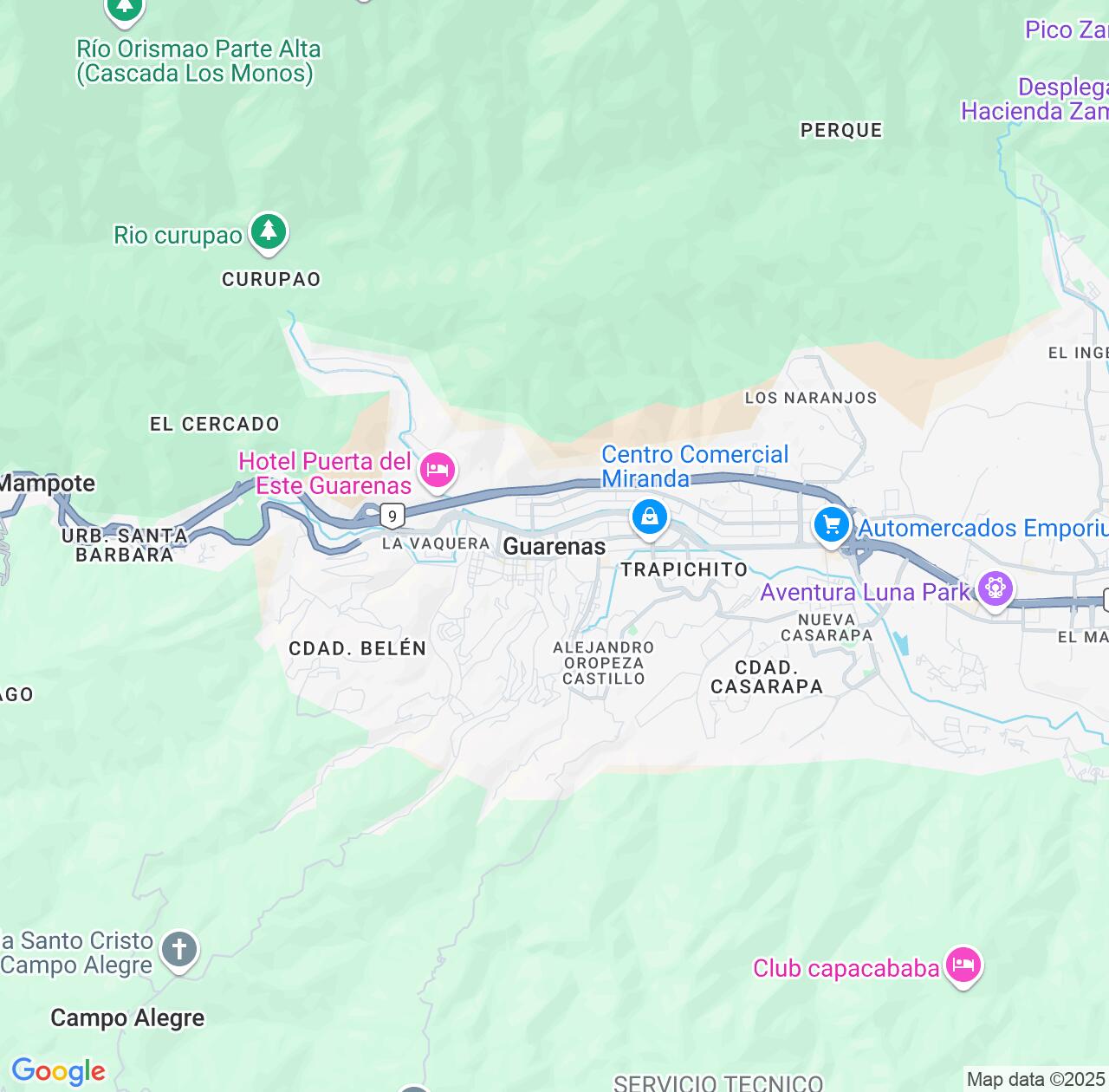 Map image for Intellectual Property Lawyers in Guarenas and Miranda IP firms at coordinates  ; .