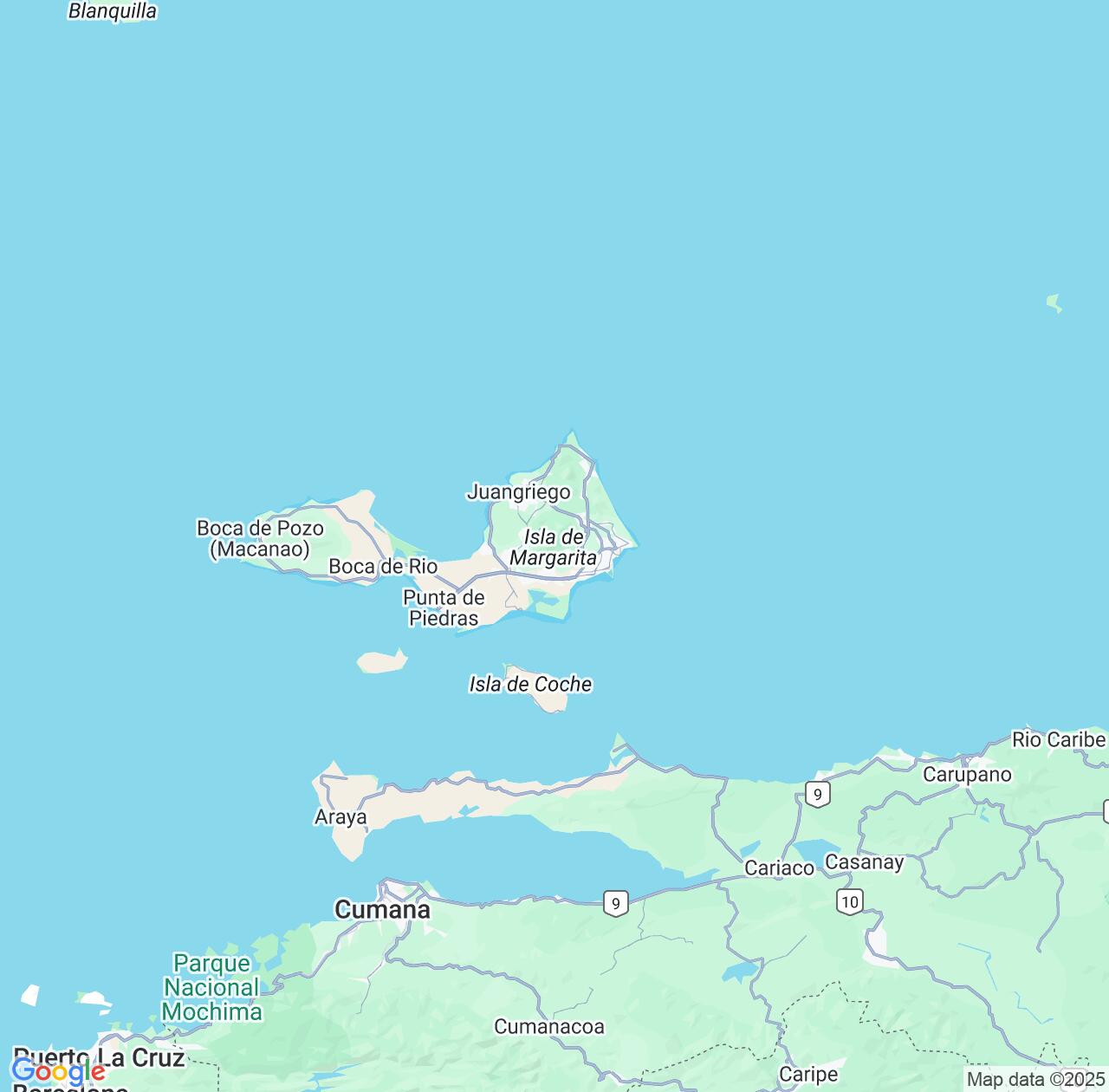 Map image for Intellectual Property Lawyers in Nueva Esparta and Venezuela IP firms at coordinates  ; .
