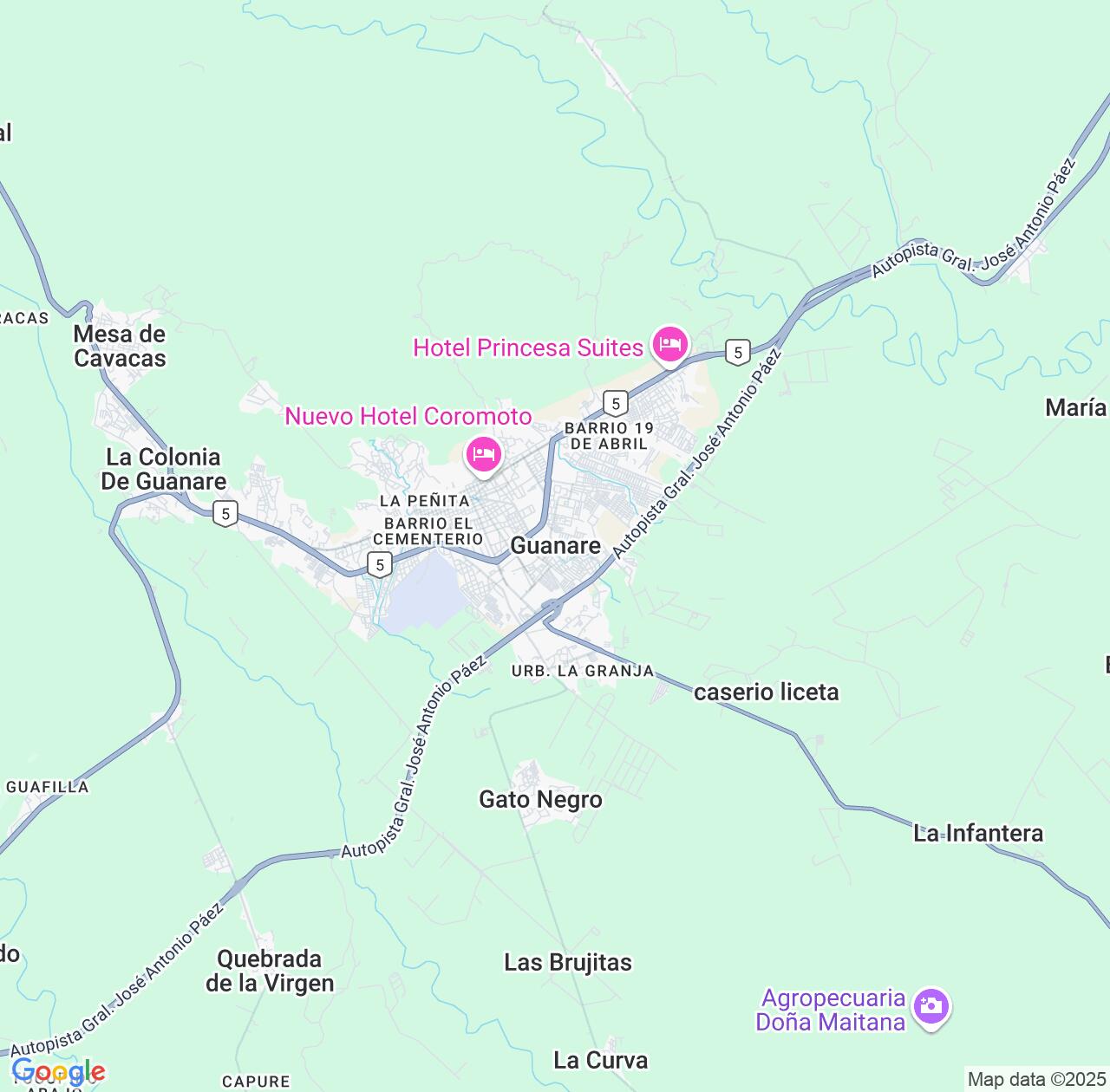 Map image for Intellectual Property Lawyers in Guanare and Portuguesa IP firms at coordinates  ; .