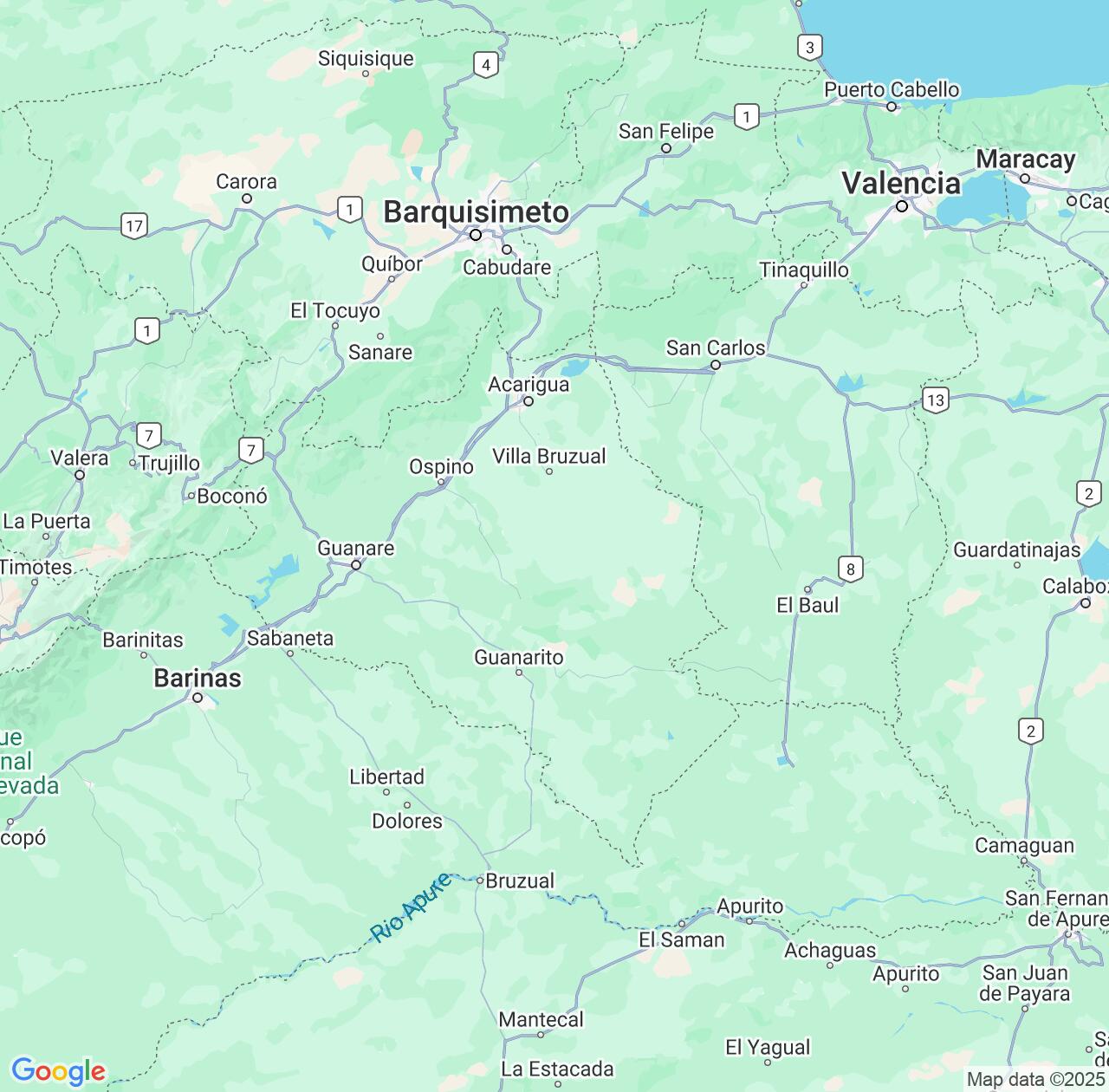 Map image for Intellectual Property Lawyers in Portuguesa and Venezuela IP firms at coordinates  ; .