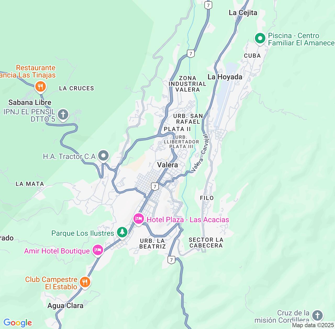 Map image for Intellectual Property Lawyers in Valera and Trujillo IP firms at coordinates  ; .