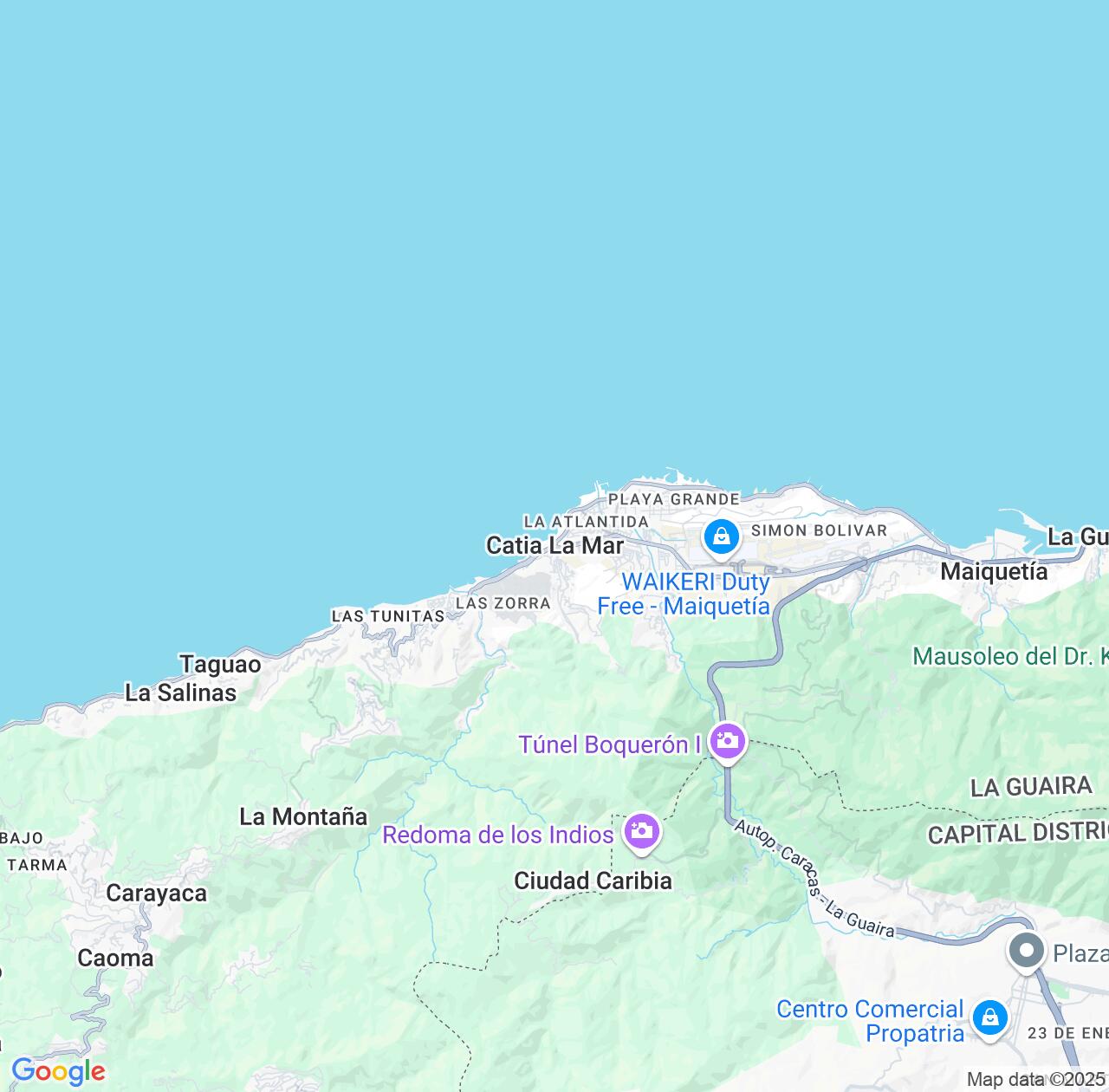 Map image for Intellectual Property Lawyers in Catia La Mar and Vargas IP firms at coordinates  ; .