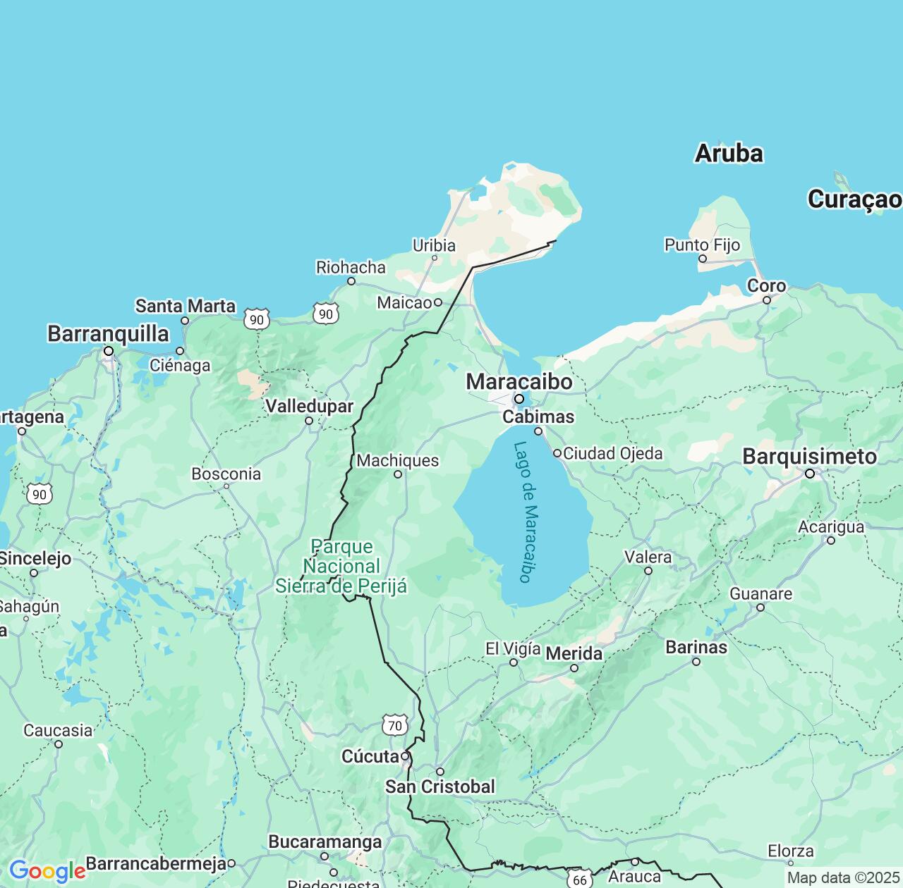 Map image for Intellectual Property Lawyers in Zulia and Venezuela IP firms at coordinates  ; .